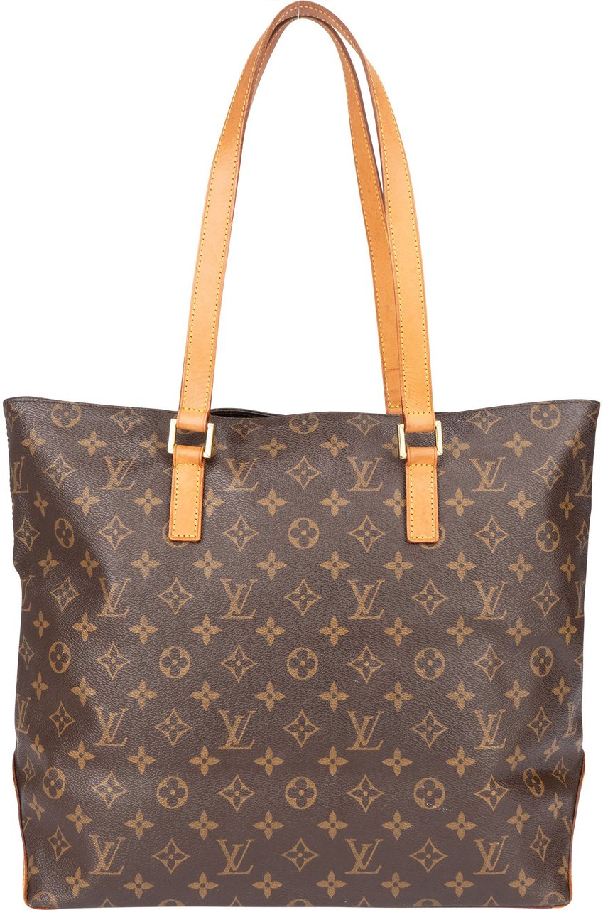 Louis Vuitton Louis Vuitton Canvas Monogram Cabas Mezzo Shoulder Bag Bruin