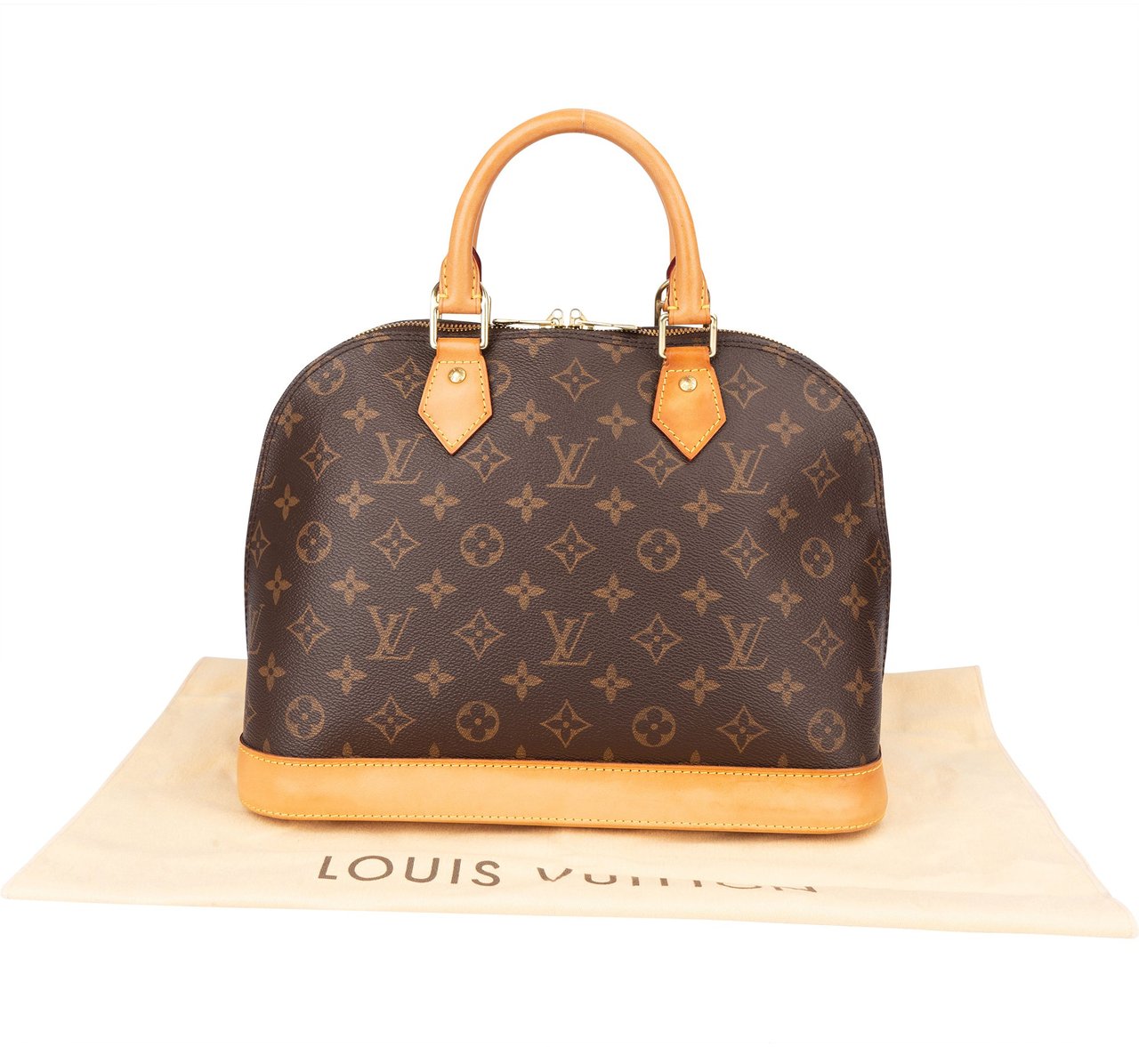 Louis Vuitton Louis Vuitton Canvas Monogram Alma PM NM Handbag Bruin