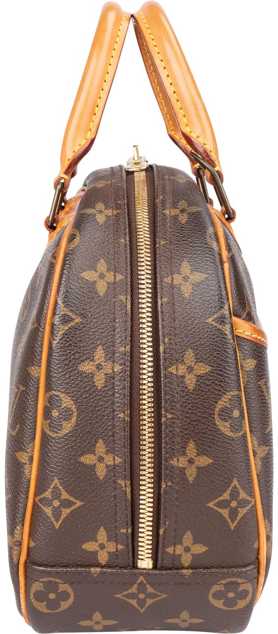 Louis Vuitton Louis Vuitton Canvas Monogram Trouville Handbag Bruin