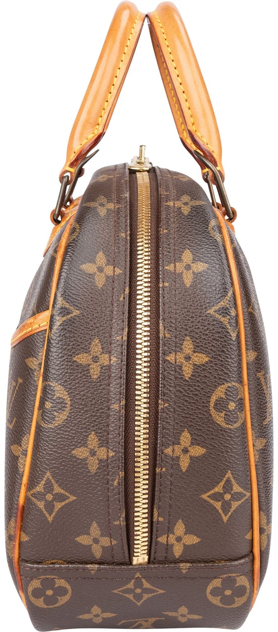 Louis Vuitton Louis Vuitton Canvas Monogram Trouville Handbag Bruin