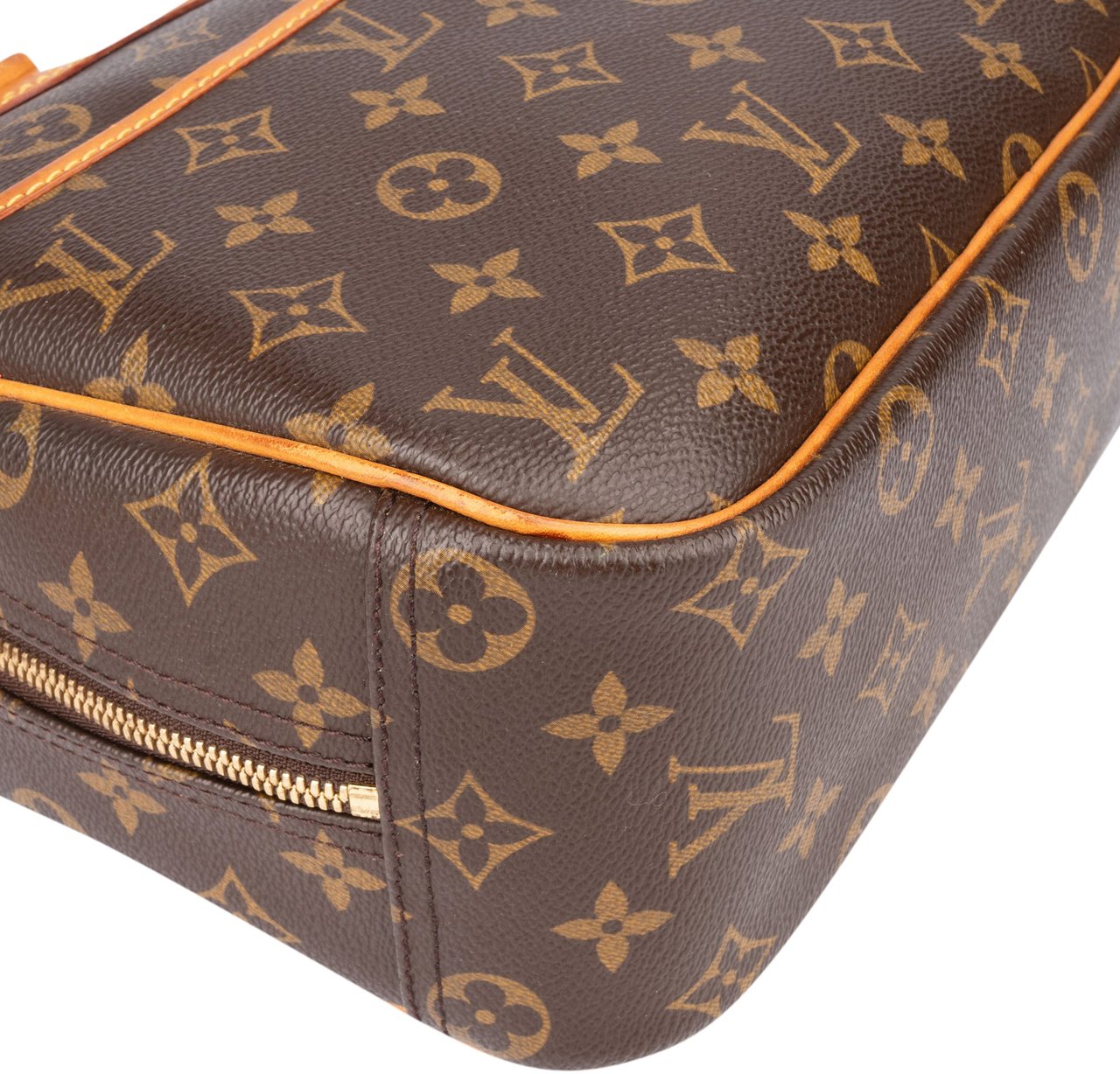 Louis Vuitton Louis Vuitton Canvas Monogram Trouville Handbag Bruin