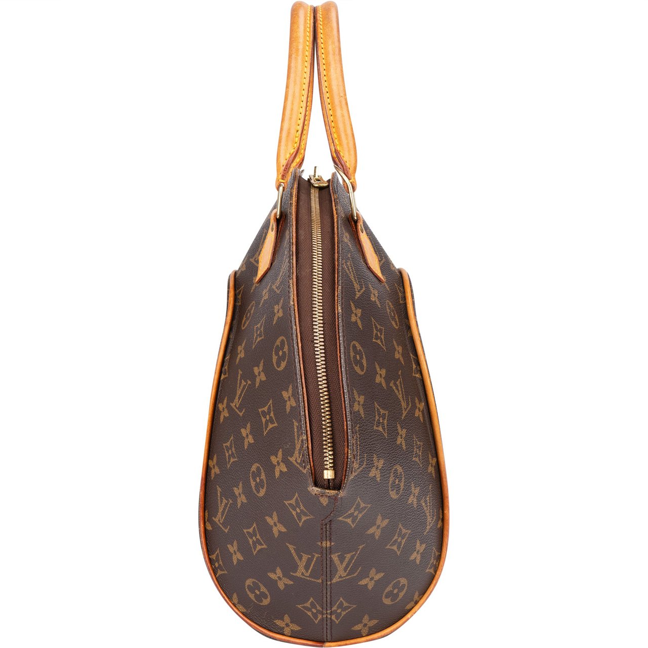 Louis Vuitton Louis Vuitton Canvas Monogram Ellipse MM Handbag Bruin