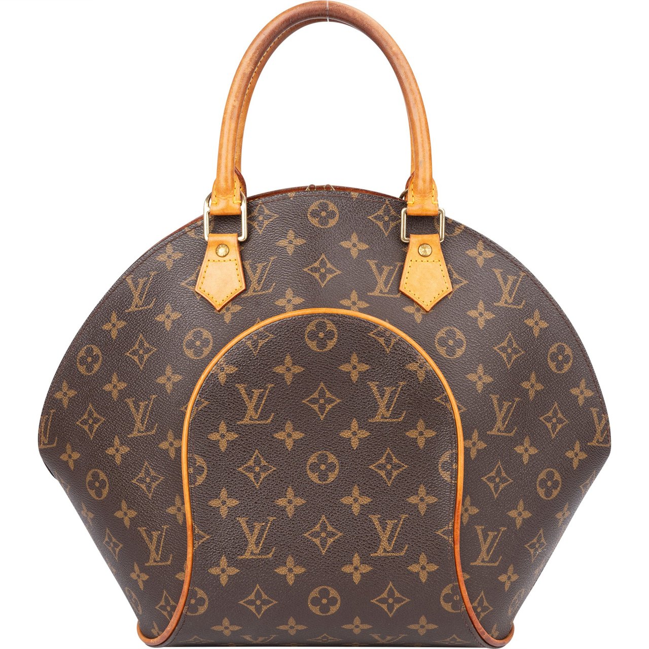 Louis Vuitton Louis Vuitton Canvas Monogram Ellipse MM Handbag Bruin