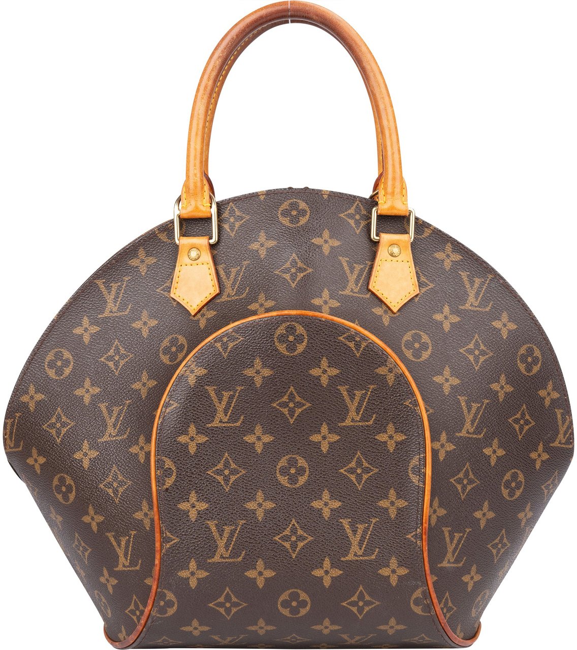 Louis Vuitton Louis Vuitton Canvas Monogram Ellipse MM Handbag Bruin