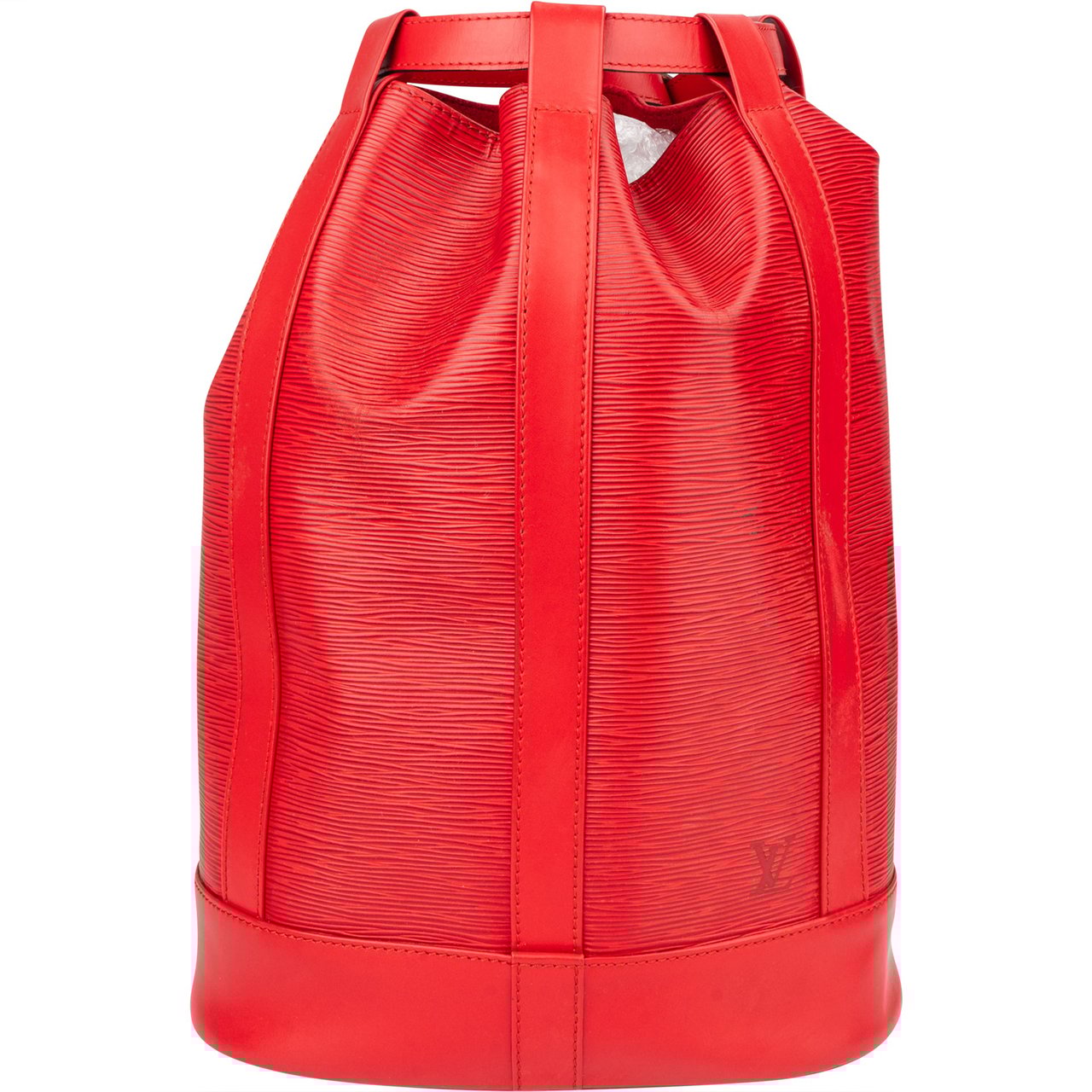 Louis Vuitton Louis Vuitton Rouge Epi Leather Randonnee Backpack Rood