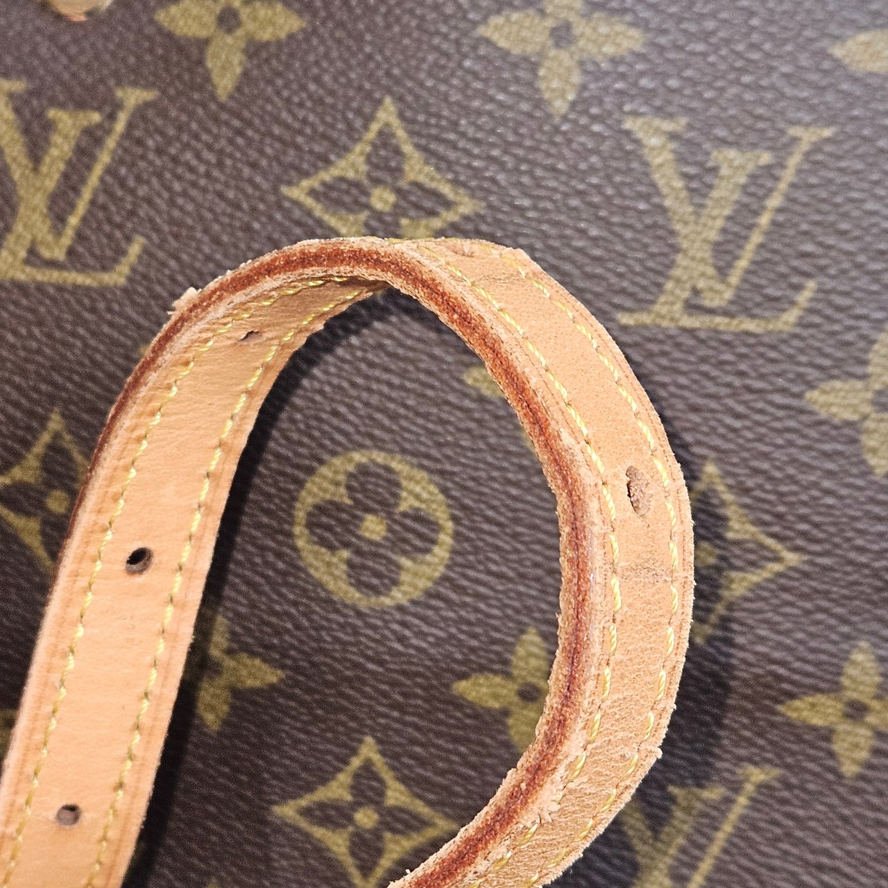 Louis Vuitton Canvas Monogram Saint Germain Crossbody Bag Bruin