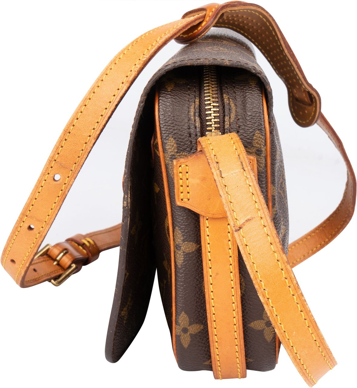 Louis Vuitton Canvas Monogram Saint Germain Crossbody Bag Bruin