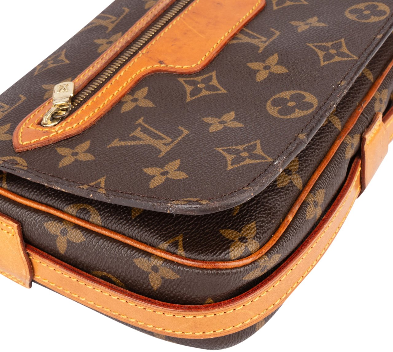 Louis Vuitton Canvas Monogram Saint Germain Crossbody Bag Bruin