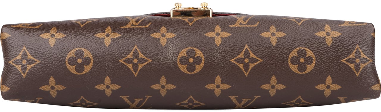 Louis Vuitton Louis Vuitton Canvas Monogram Pallas Chain Crossbody Bag Bruin