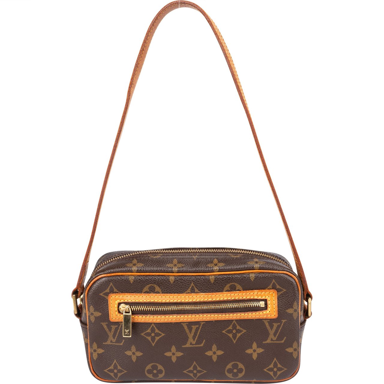 Louis Vuitton Louis Vuitton Canvas Monogram Pochette Cite Handbag Bruin
