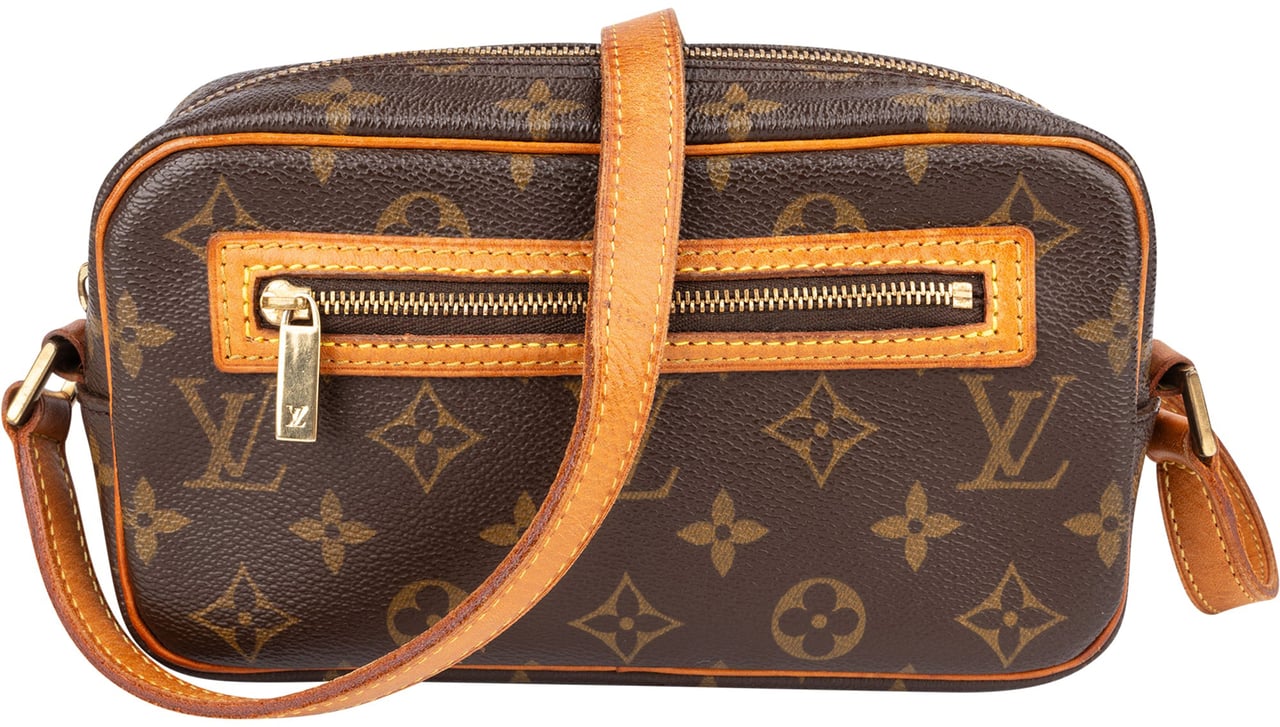 Louis Vuitton Louis Vuitton Canvas Monogram Pochette Cite Handbag Bruin