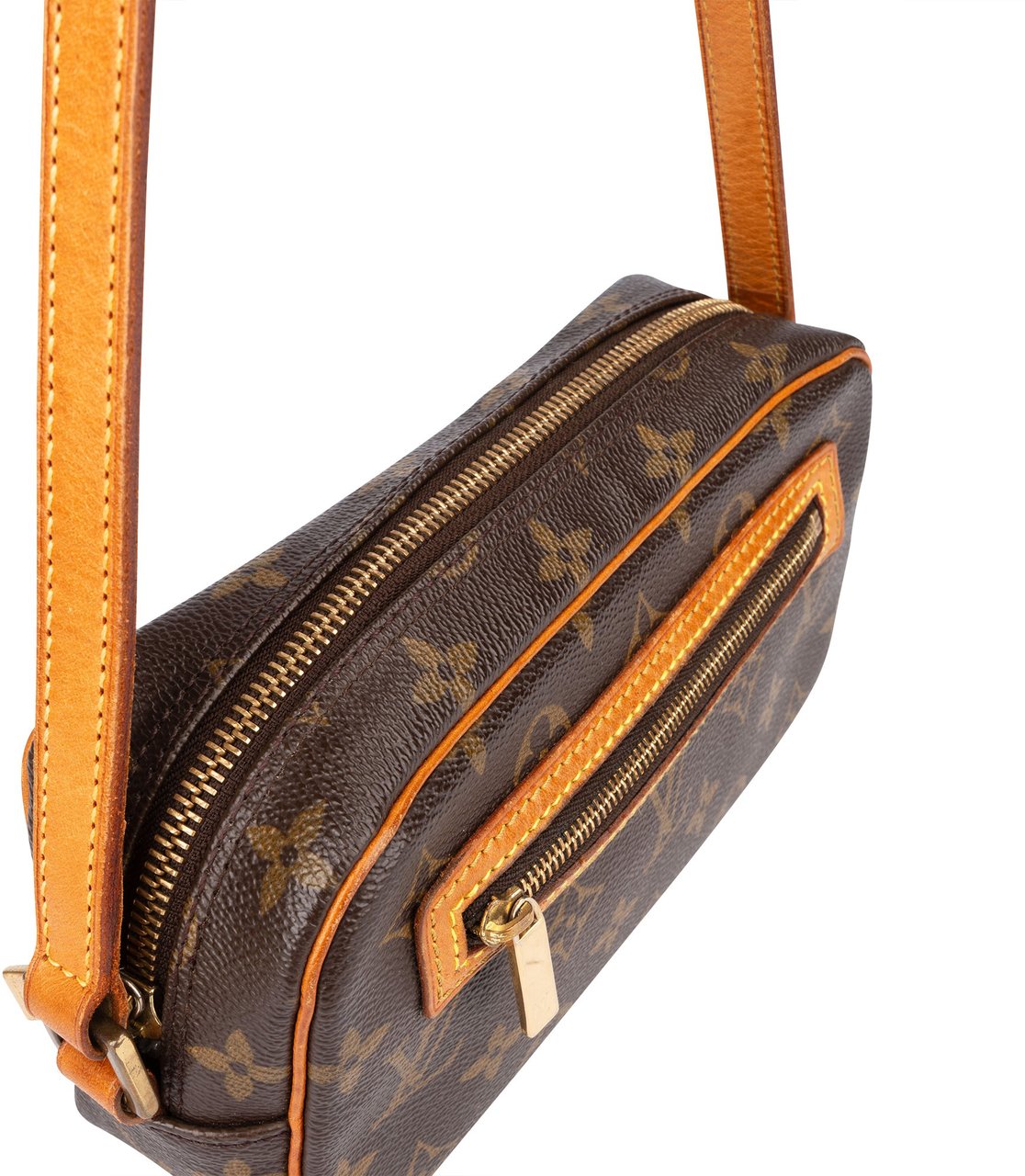 Louis Vuitton Louis Vuitton Canvas Monogram Pochette Cite Handbag Bruin