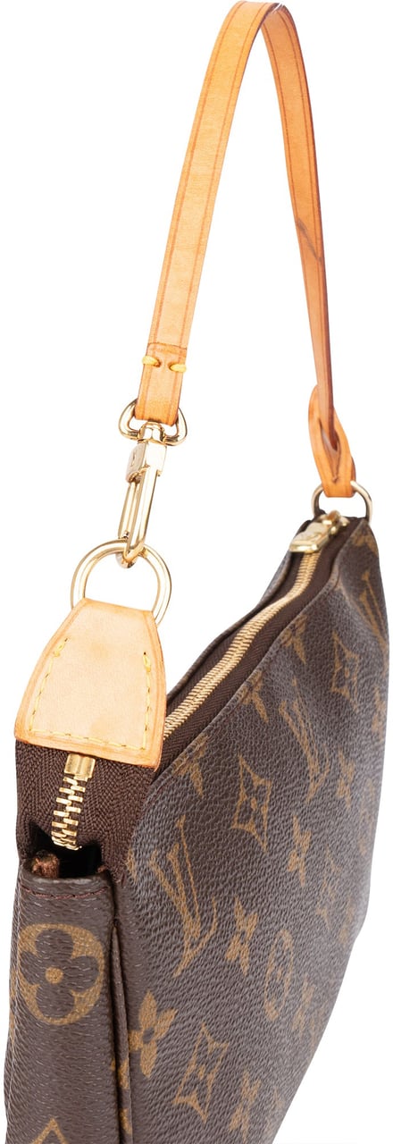 Louis Vuitton Louis Vuitton Canvas Monogram Pochette Accessoire Handbag Bruin