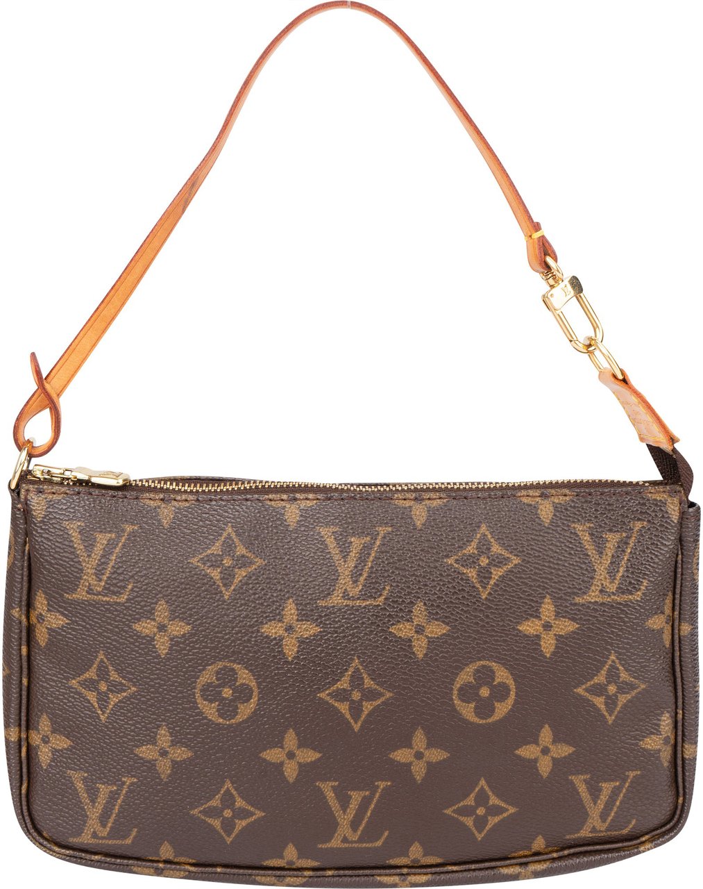 Louis Vuitton Louis Vuitton Canvas Monogram Pochette Accessoire Handbag Bruin
