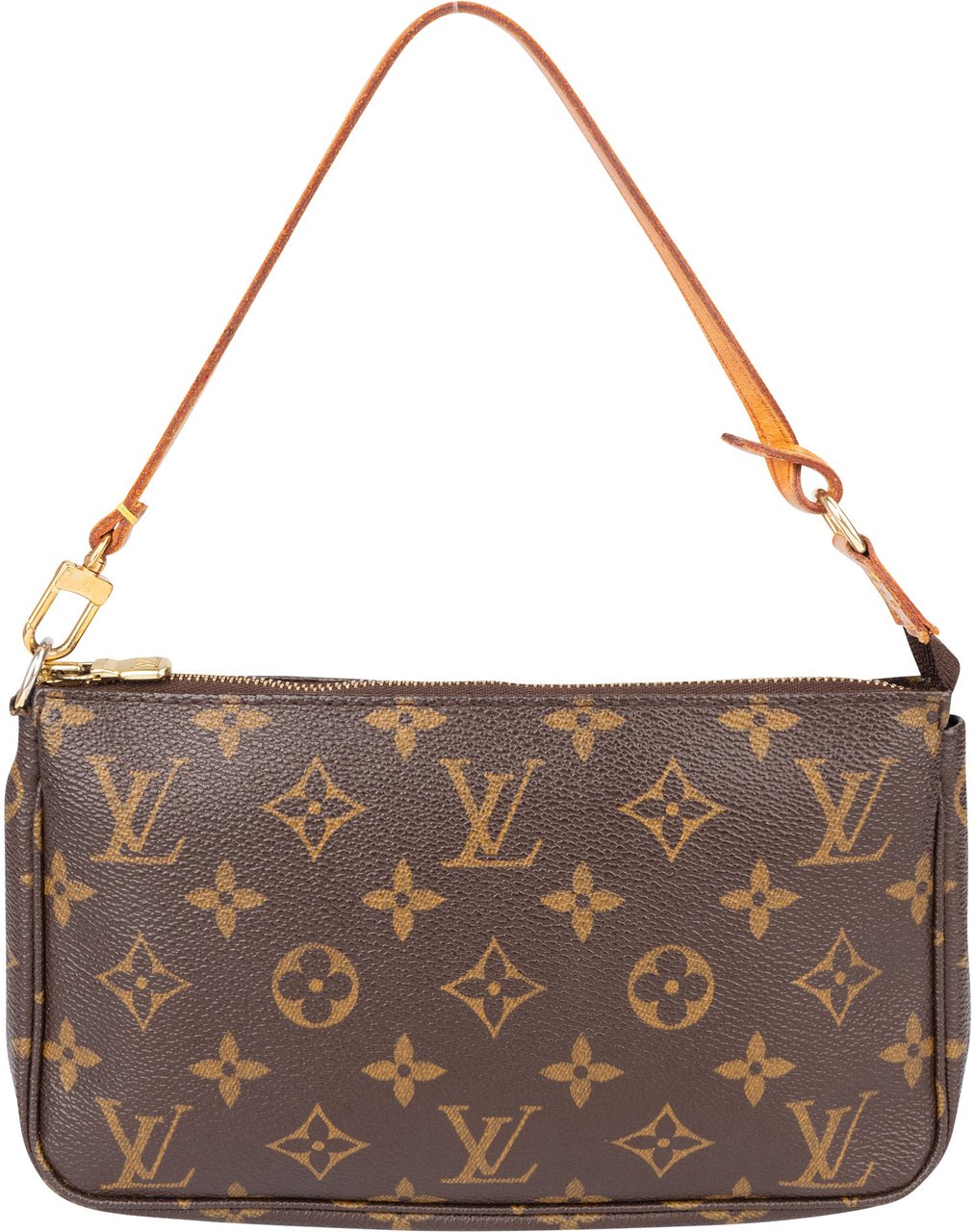 Louis Vuitton Louis Vuitton Canvas Monogram Pochette Accessoire Handbag Bruin