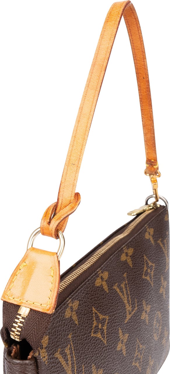 Louis Vuitton Louis Vuitton Canvas Monogram Pochette Accessoire Handbag Bruin