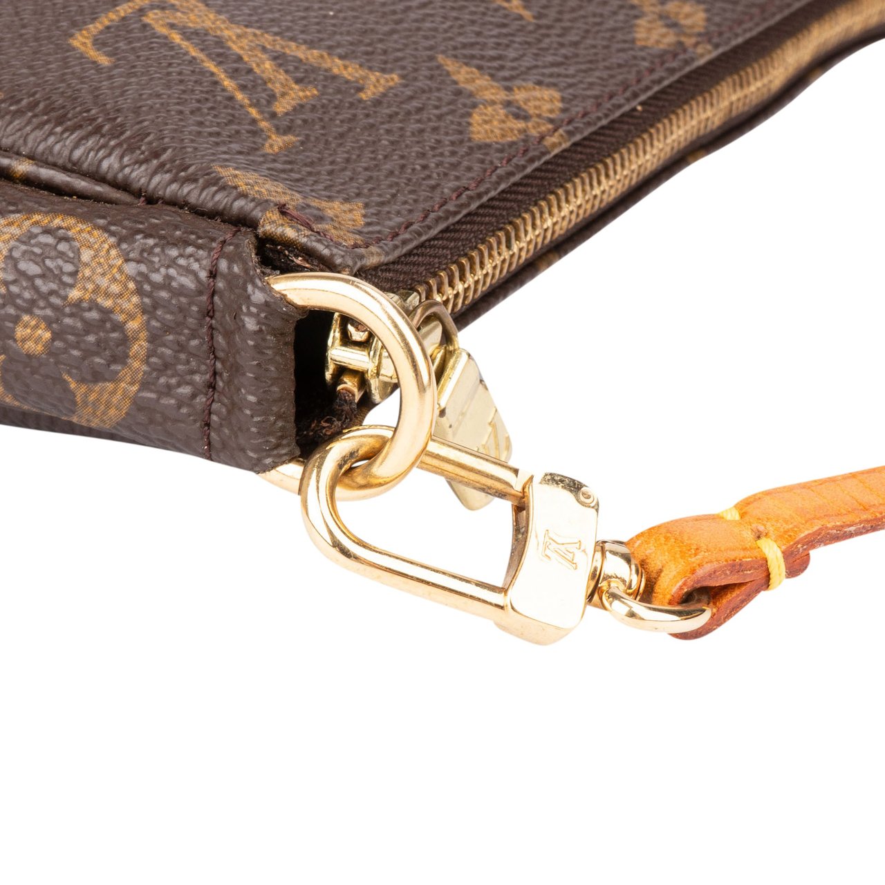 Louis Vuitton Louis Vuitton Canvas Monogram Pochette Accessoire Handbag Bruin