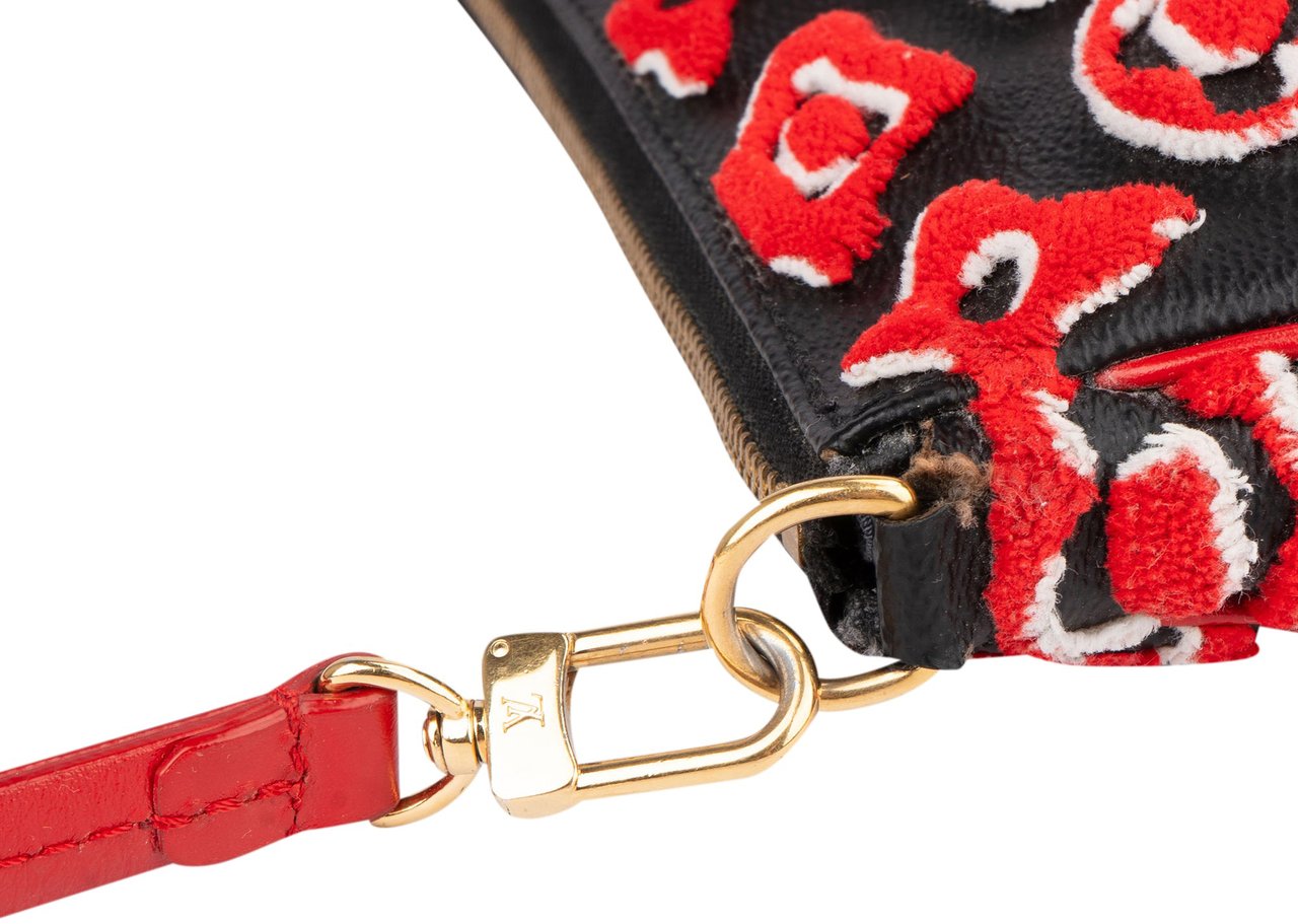 Louis Vuitton Louis Vuitton X Urs Fischer Limited Edition Pochette NM Shoulder Bag Rood