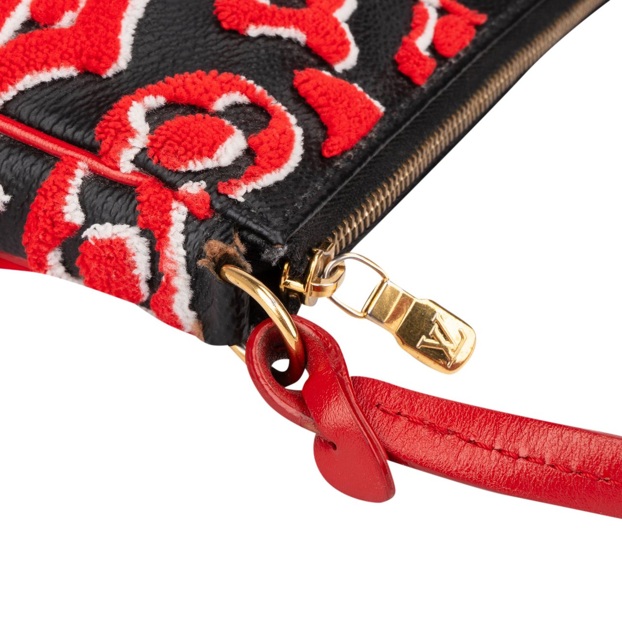 Louis Vuitton Louis Vuitton X Urs Fischer Limited Edition Pochette NM Shoulder Bag Rood