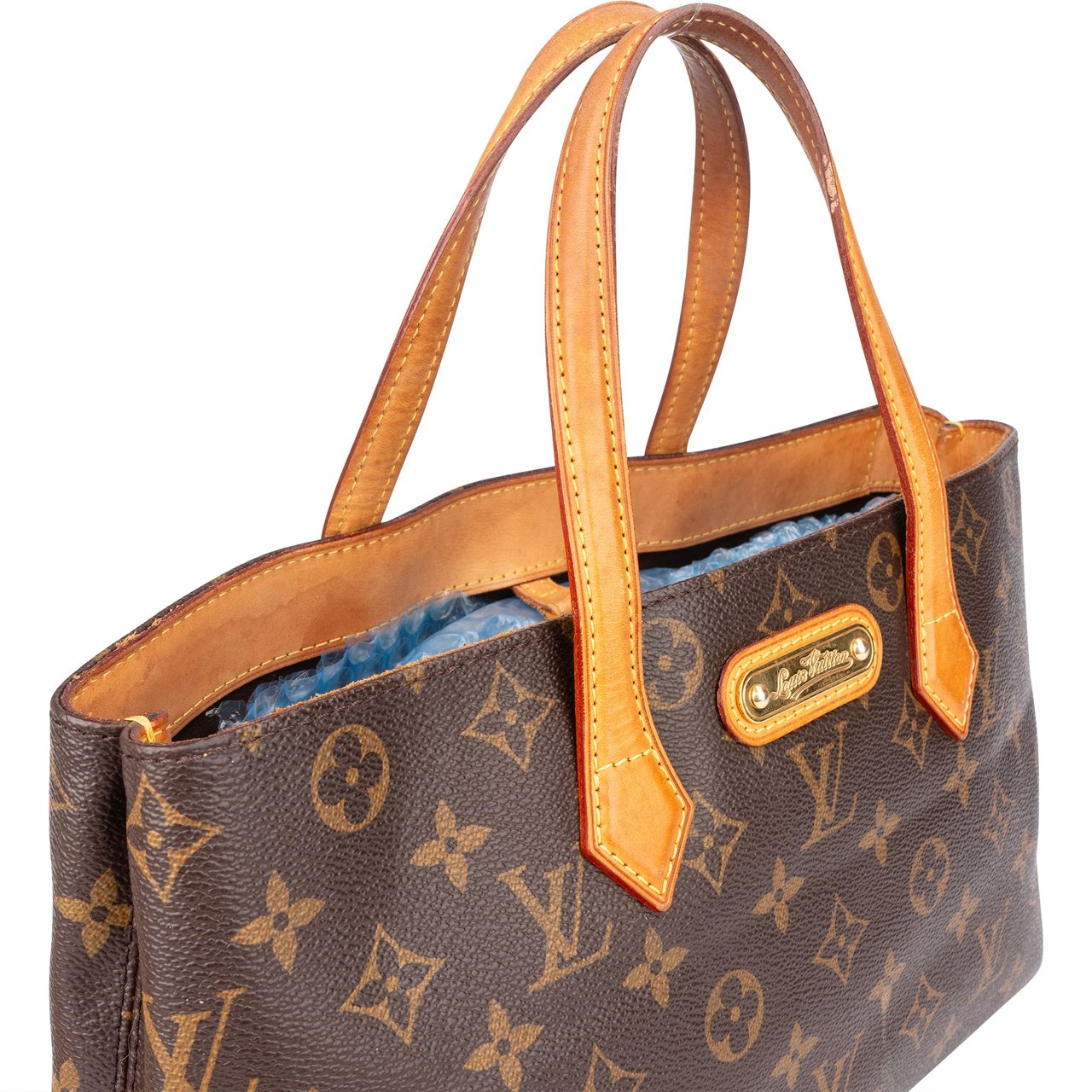 Louis Vuitton Louis Vuitton Canvas Monogram Wilshire Handbag Bruin