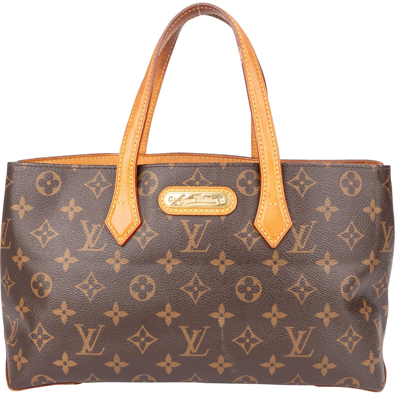 Louis Vuitton Louis Vuitton Canvas Monogram Wilshire Handbag Bruin