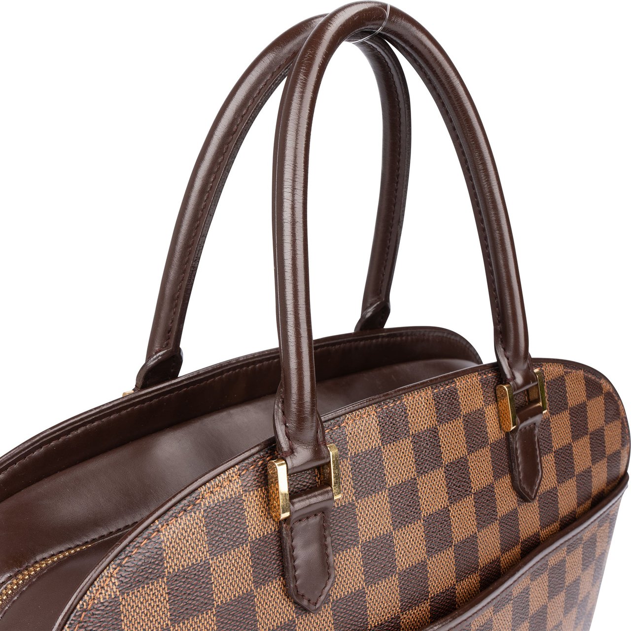 Louis Vuitton Louis Vuitton Damier Ebene Monogram Saria Handbag Bruin