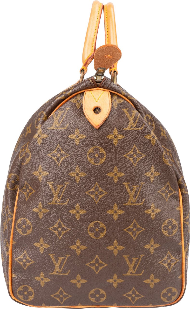 Louis Vuitton Louis Vuitton Canvas Monogram Speedy 40 Handbag Bruin