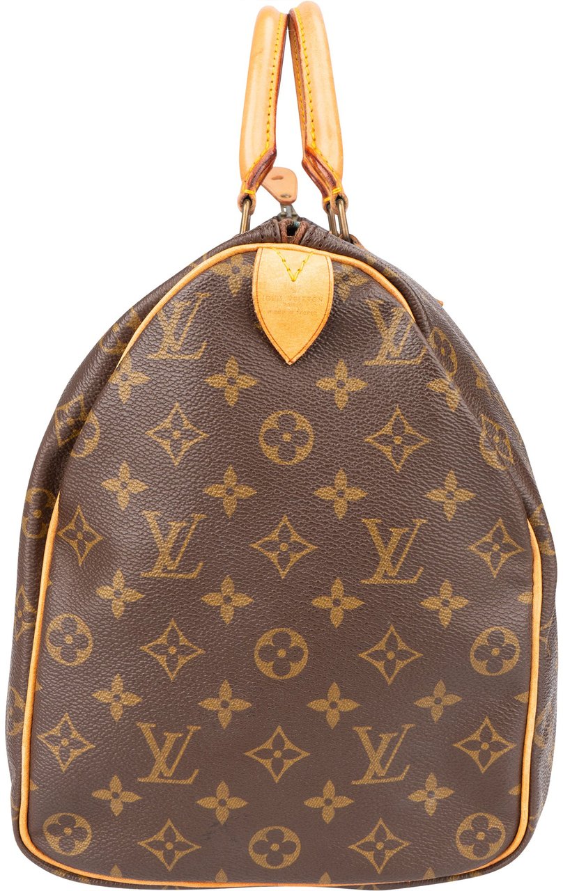Louis Vuitton Louis Vuitton Canvas Monogram Speedy 40 Handbag Bruin