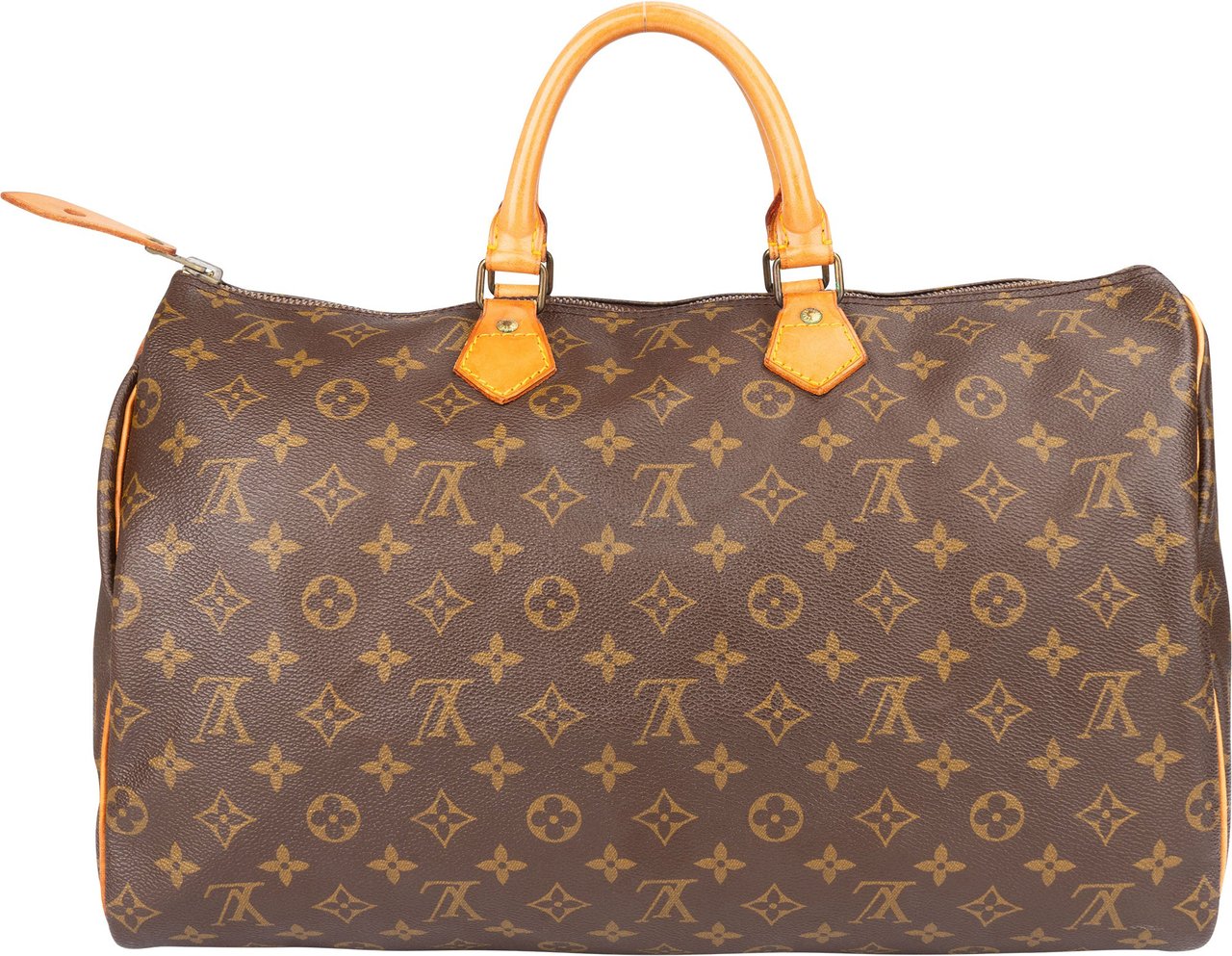 Louis Vuitton Louis Vuitton Canvas Monogram Speedy 40 Handbag Bruin
