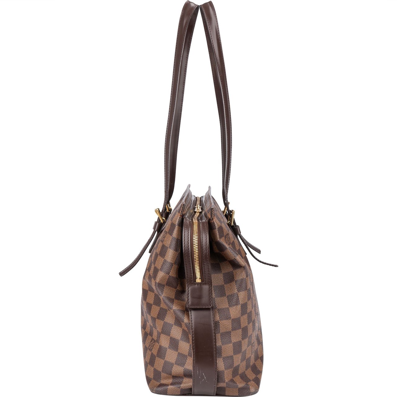 Louis Vuitton Louis Vuitton Damier Ebene Monogram Chelsea Handbag Bruin