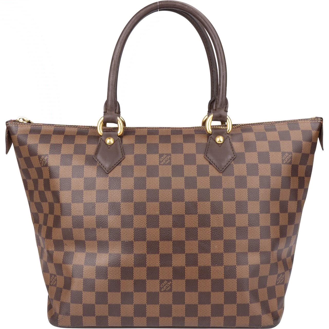 Louis Vuitton Louis Vuitton Damier Ebene Monogram Saleya MM Handbag Bruin