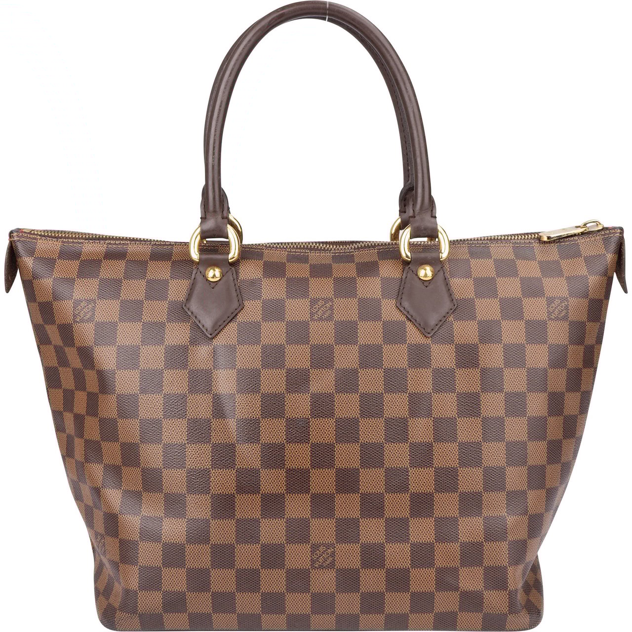 Louis Vuitton Louis Vuitton Damier Ebene Monogram Saleya MM Handbag Bruin
