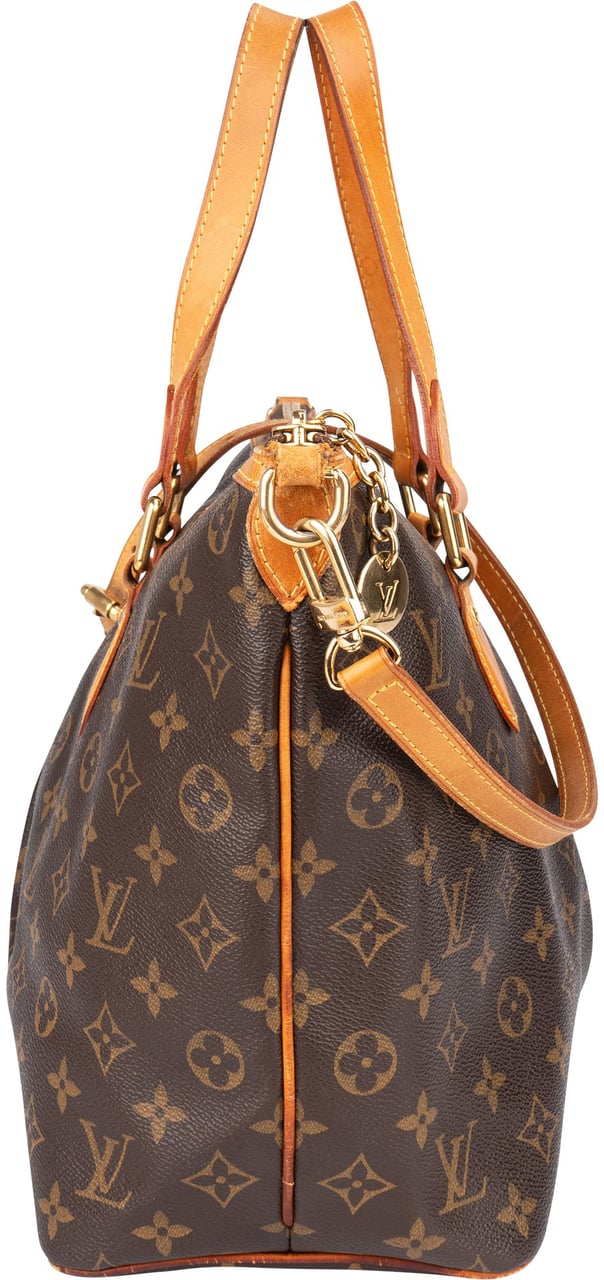 Louis Vuitton Louis Vuitton Canvas Monogram Palermo PM Handbag Bruin