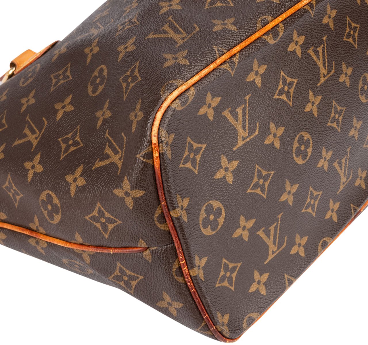 Louis Vuitton Louis Vuitton Canvas Monogram Palermo PM Handbag Bruin