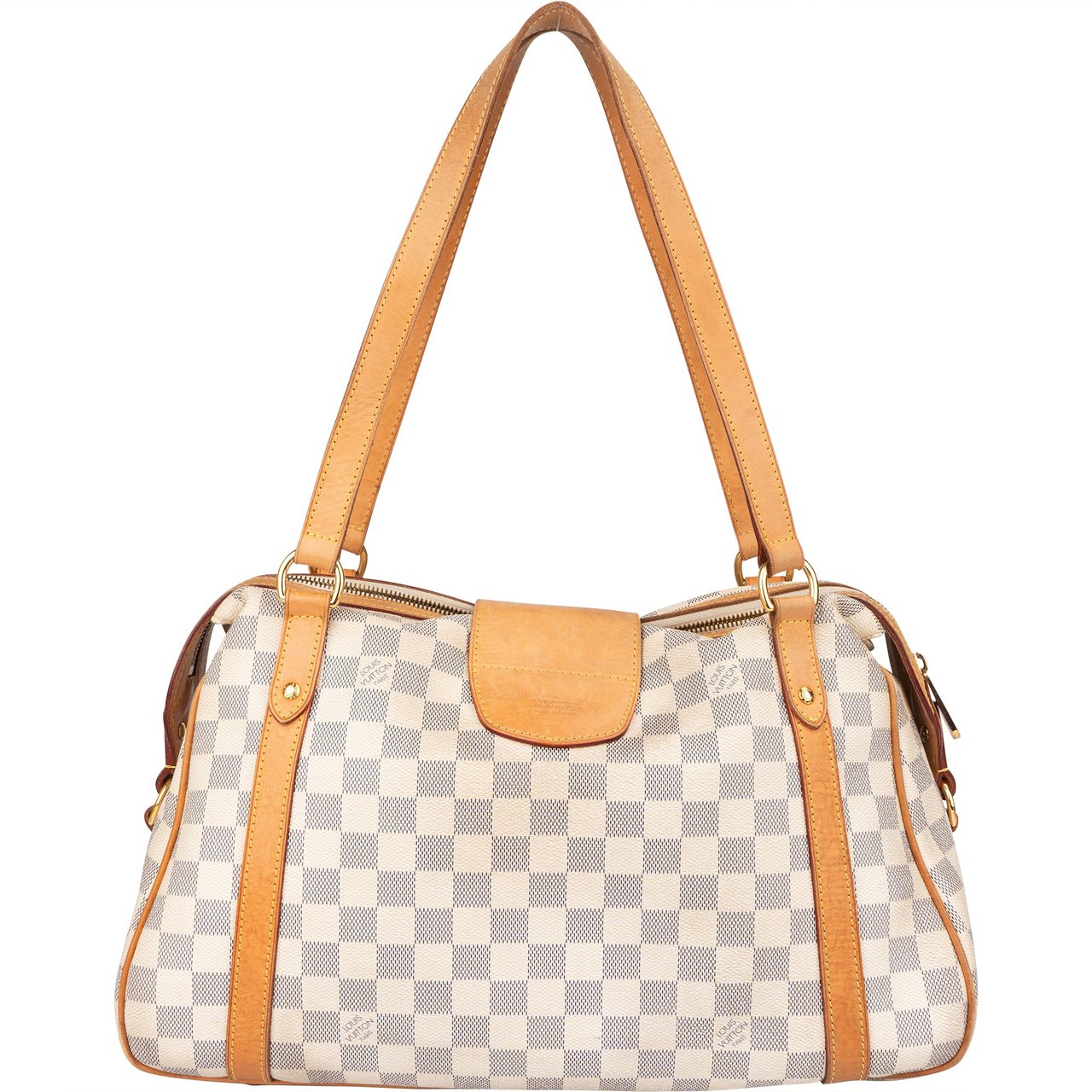 Louis Vuitton Louis Vuitton Damier Azur Monogram Stresa Shoulder Bag Wit