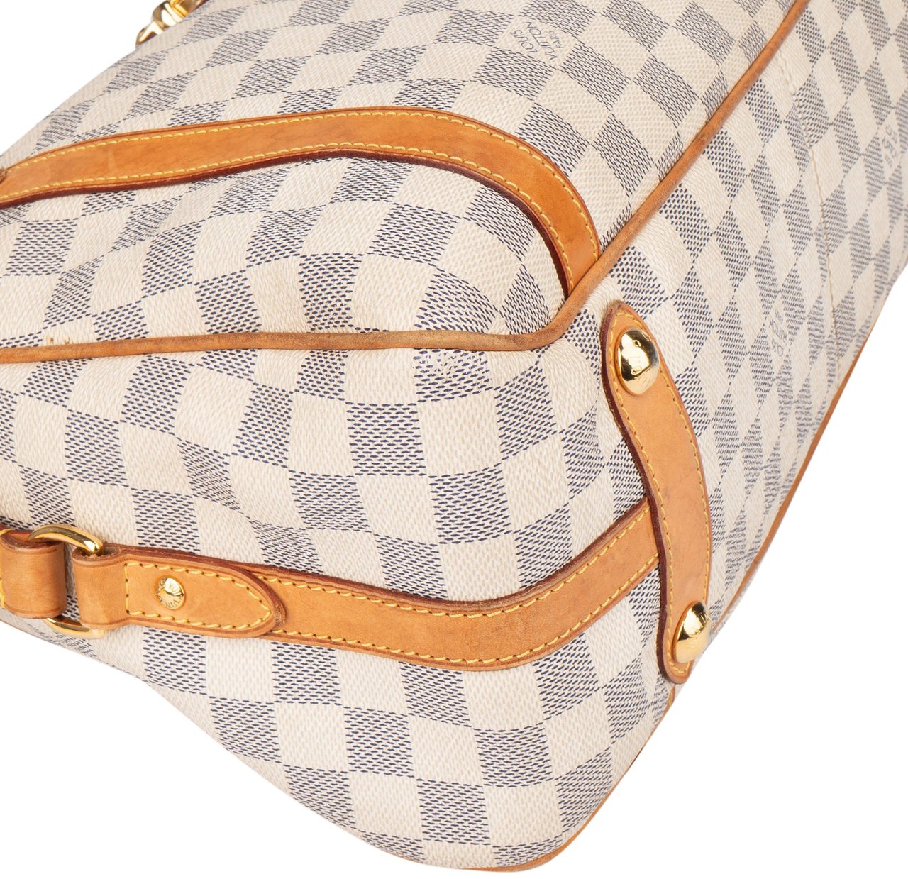 Louis Vuitton Louis Vuitton Damier Azur Monogram Stresa Shoulder Bag Wit
