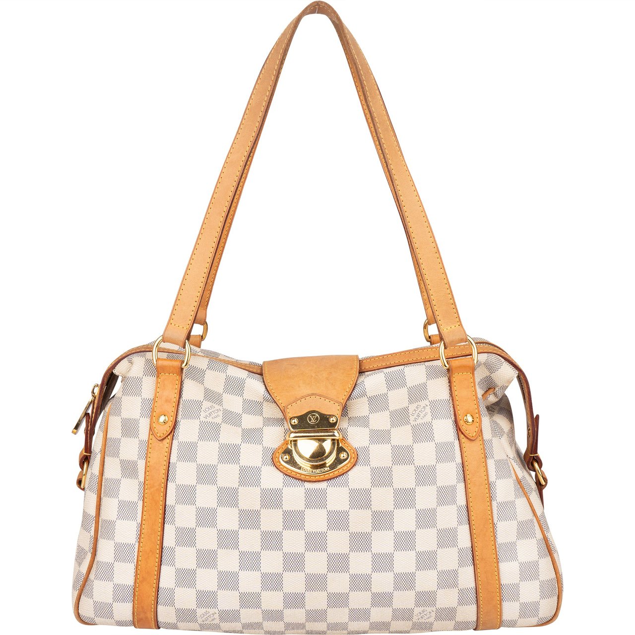 Louis Vuitton Louis Vuitton Damier Azur Monogram Stresa Shoulder Bag Wit
