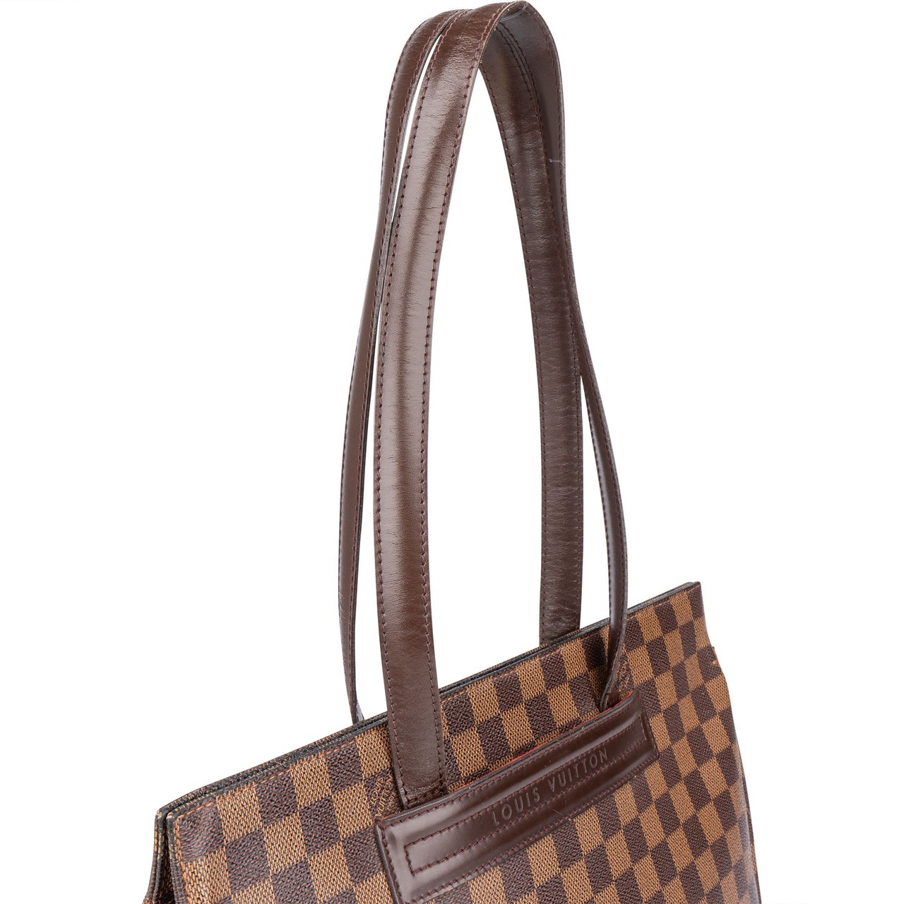 Louis Vuitton Damier Ebene Monogram Parioli PM Shoulder Bag Bruin