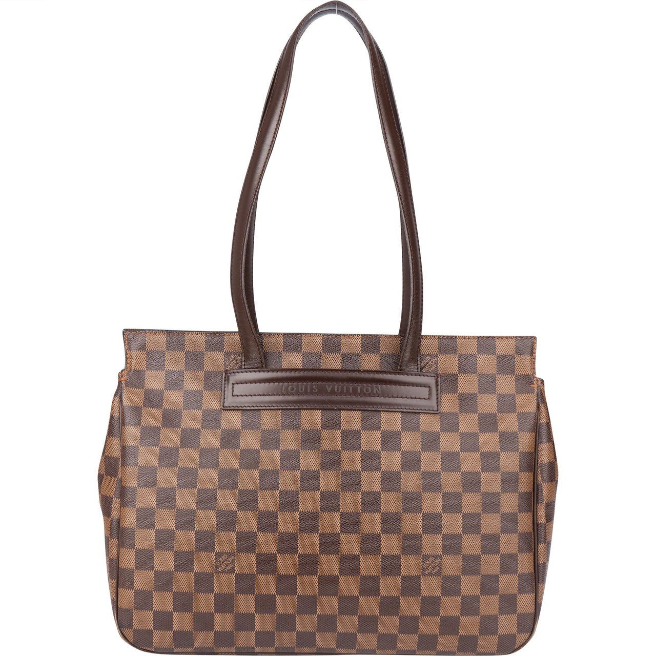 Louis Vuitton Damier Ebene Monogram Parioli PM Shoulder Bag Bruin