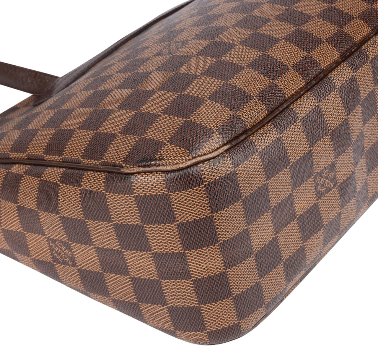 Louis Vuitton Damier Ebene Monogram Parioli PM Shoulder Bag Bruin