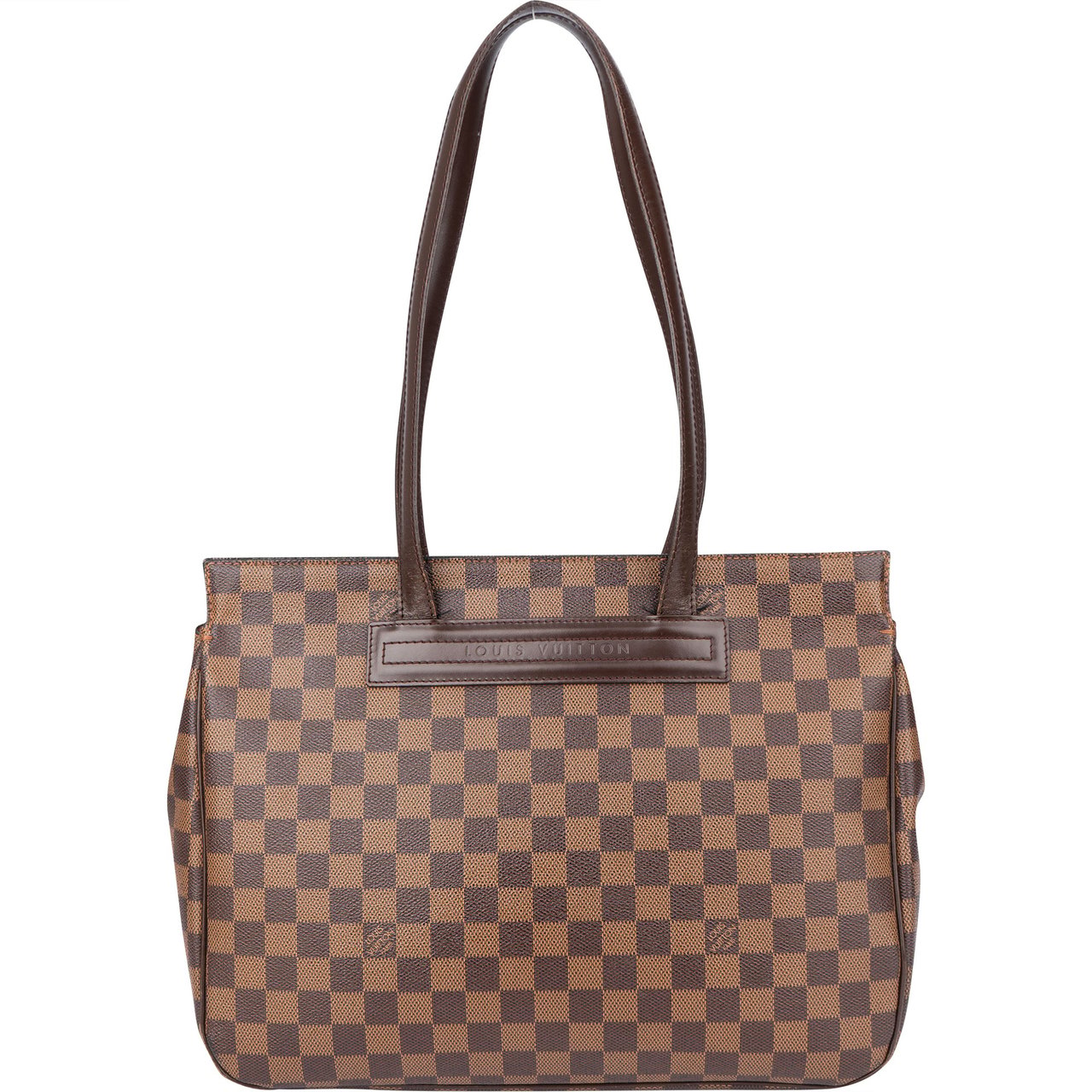 Louis Vuitton Damier Ebene Monogram Parioli PM Shoulder Bag Bruin