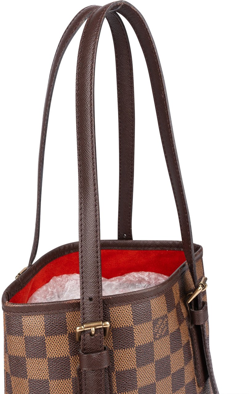 Louis Vuitton Louis Vuitton Canvas Monogram Bucket PM Handbag Bruin