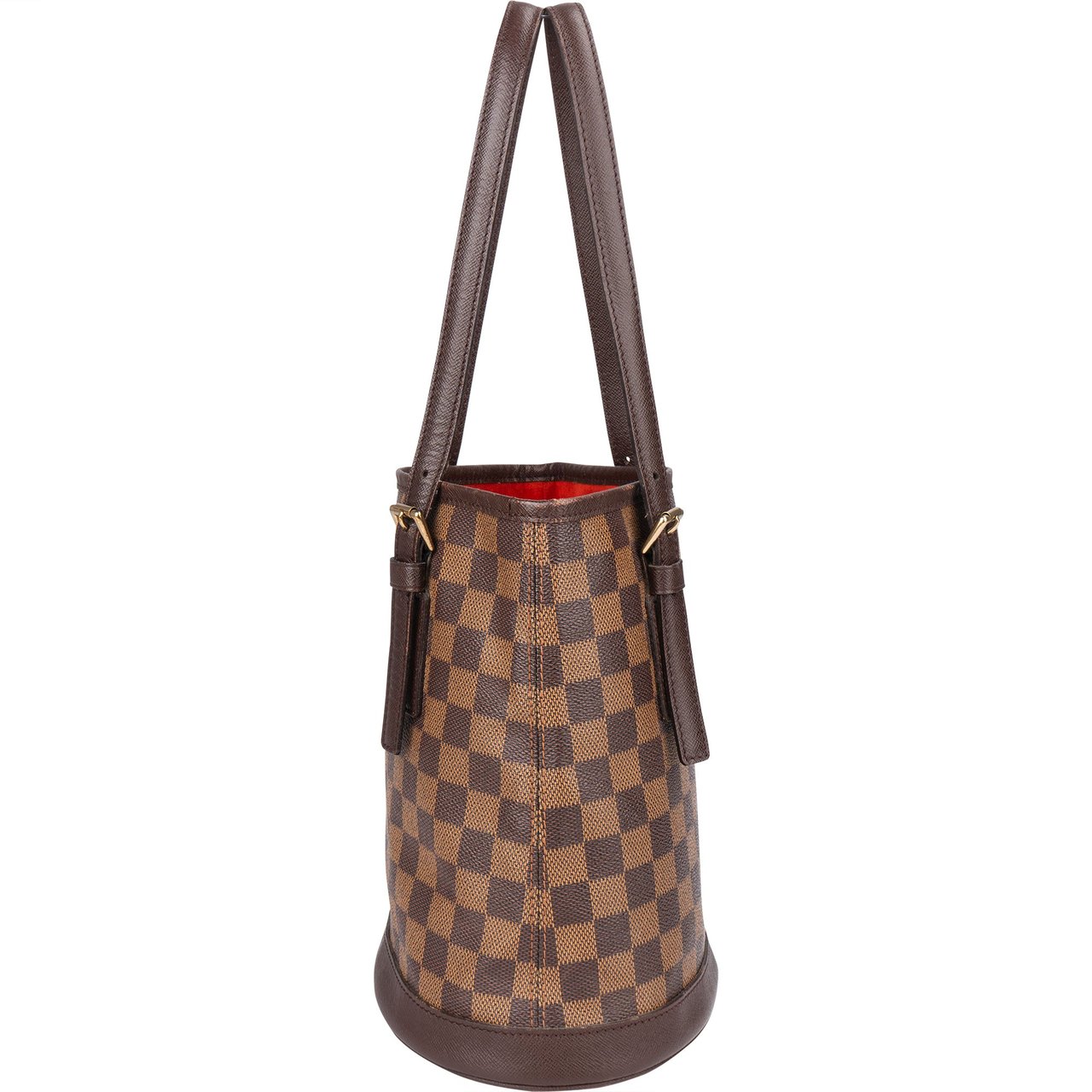 Louis Vuitton Louis Vuitton Canvas Monogram Bucket PM Handbag Bruin