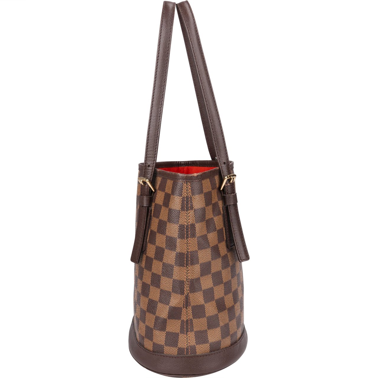 Louis Vuitton Louis Vuitton Canvas Monogram Bucket PM Handbag Bruin