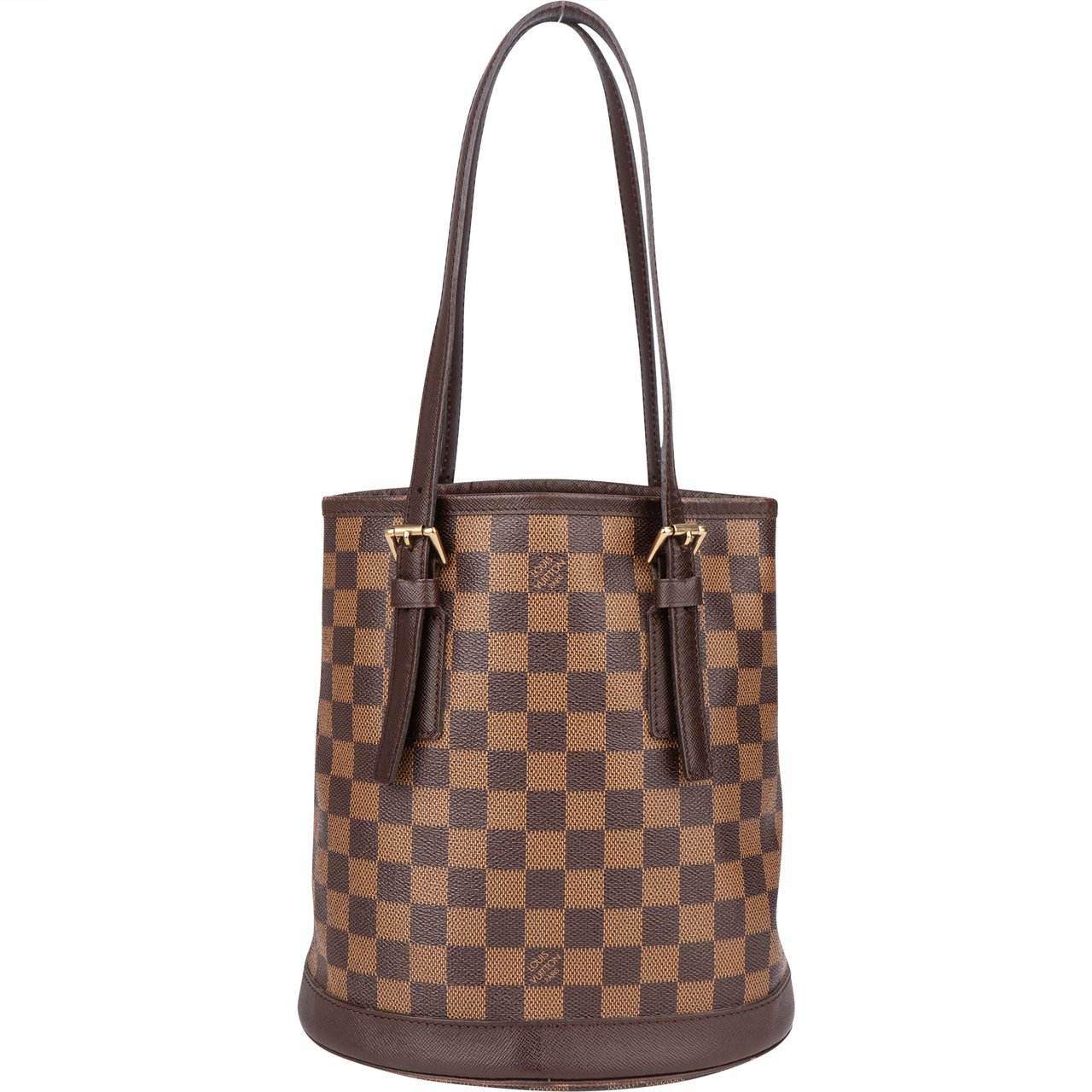Louis Vuitton Louis Vuitton Canvas Monogram Bucket PM Handbag Bruin