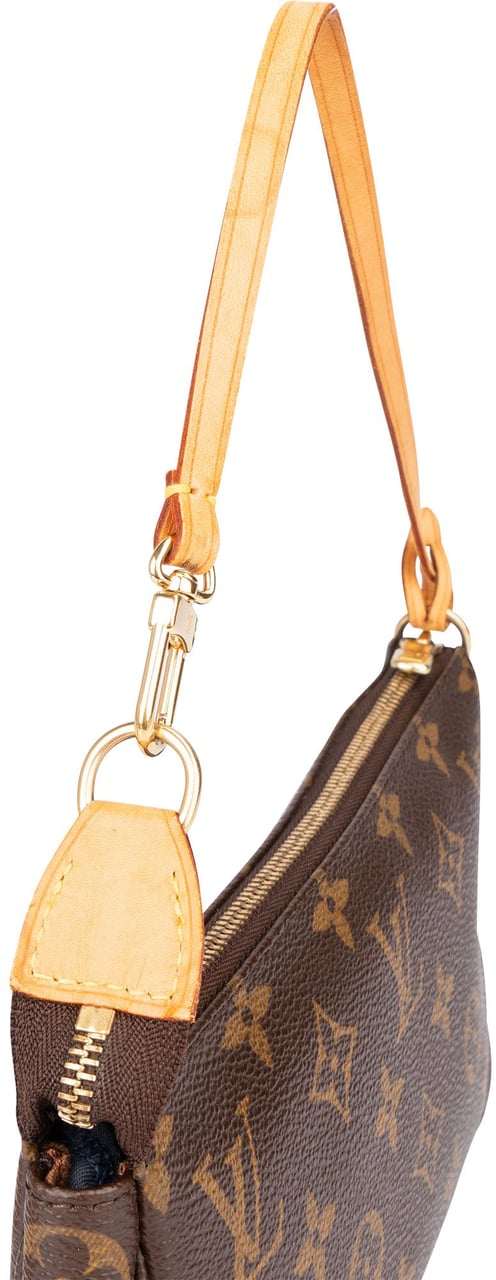 Louis Vuitton Louis Vuitton Canvas Monogram Pochette Accessoire Handbag Bruin
