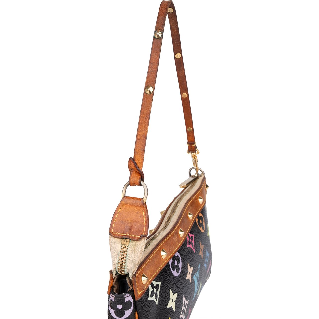 Louis Vuitton Louis Vuitton Murakami Multicolor Pochette Accessoire Handbag Bruin