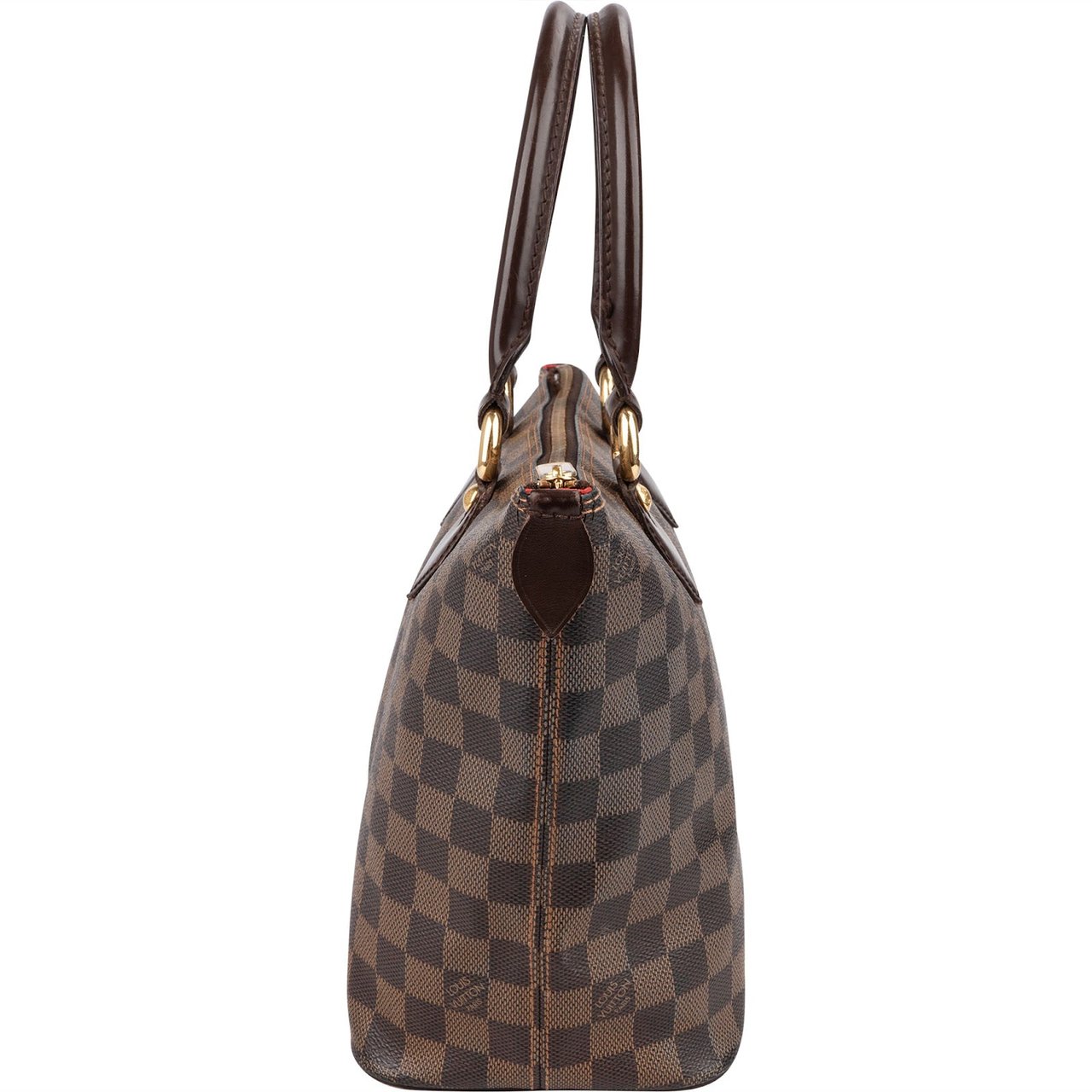 Louis Vuitton Monogram Damier Ebene Canvas Saleya PM Handbag Bruin