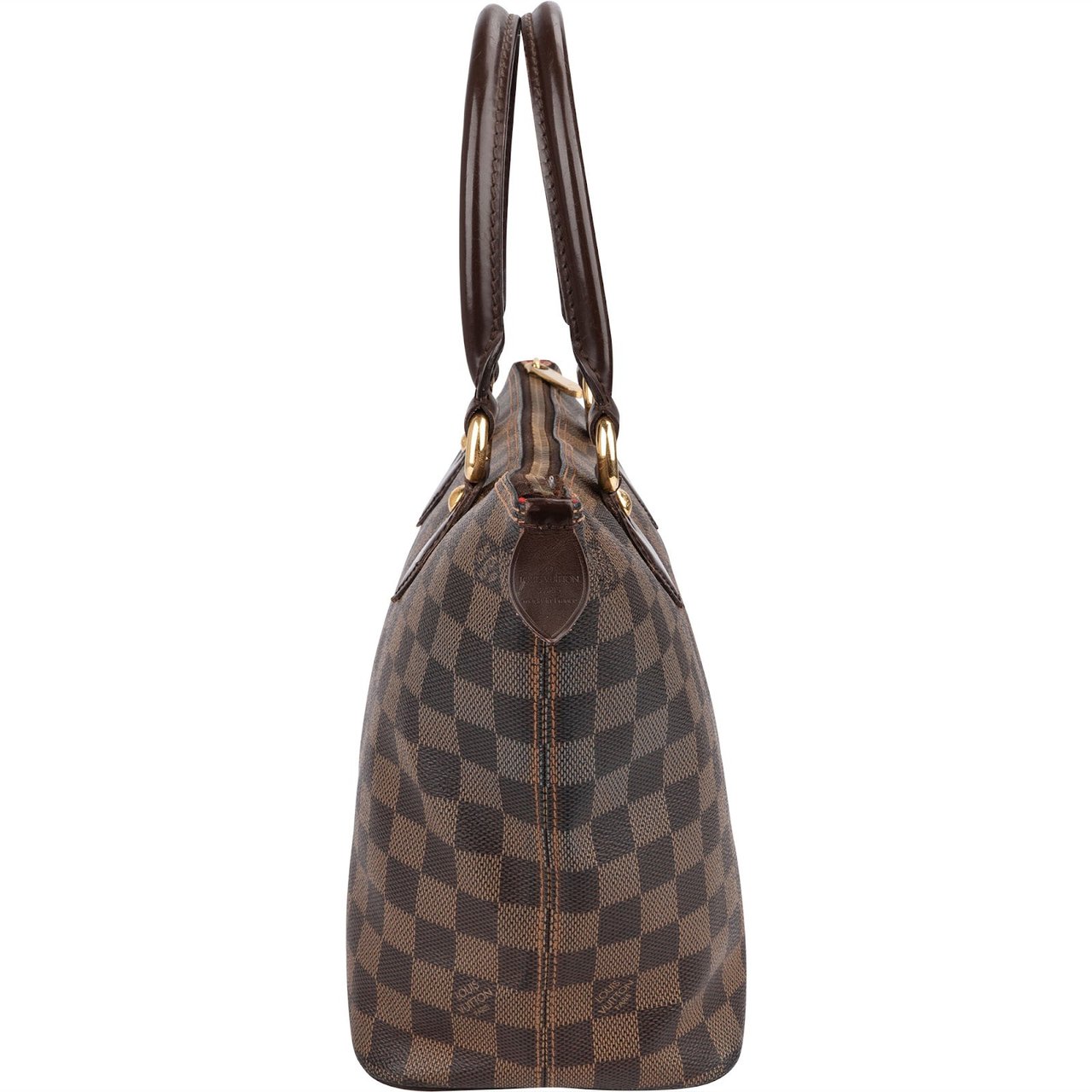 Louis Vuitton Monogram Damier Ebene Canvas Saleya PM Handbag Bruin