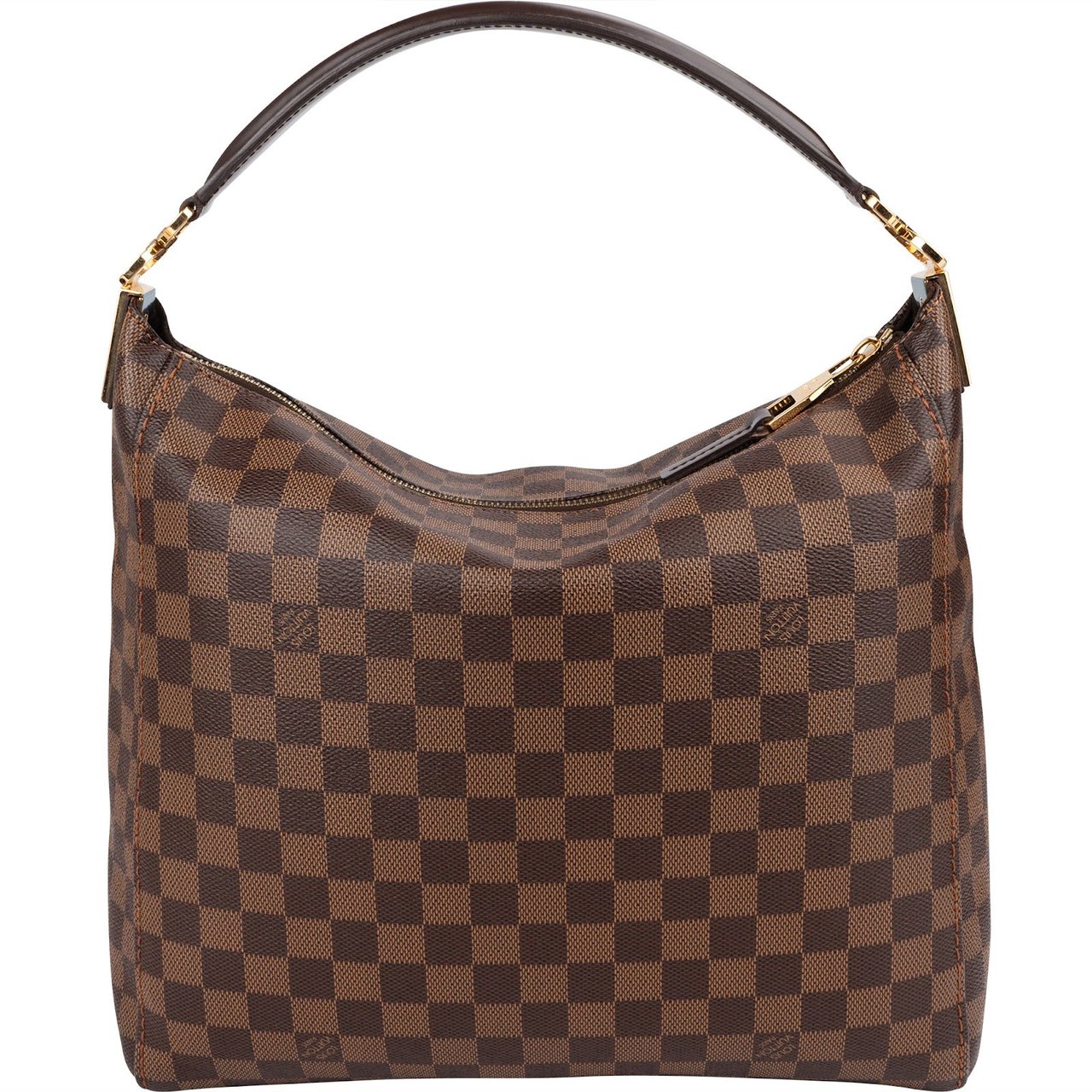 Louis Vuitton Monogram Damier Ebene Portobello PM Shoulder Bag Bruin